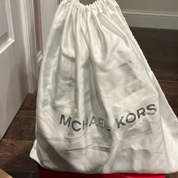 NWT- Michael Kors Rollins Red Small Leather Satchel - Picture 2 of 9